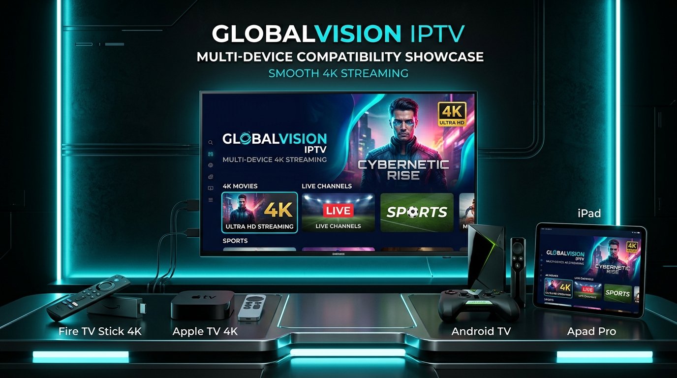 globalvisioniptv device setup on Firestick, Smart TV, Android and iOS